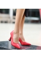 Ulba Kırmızı Cilt Stiletto Ayakkabı