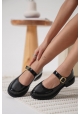 Yokox Siyah Rugan Oxford Ayakkabı