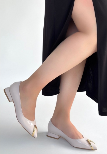 Goes Bej Rugan Babet Ayakkabı